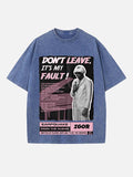 Tyler, The Creator Print Round Neck T-shirt