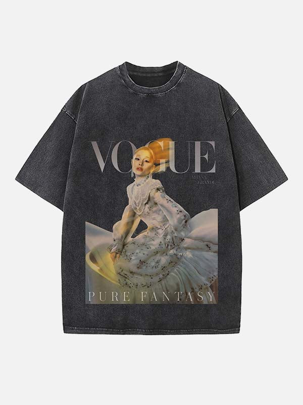 Ariana Grande Print Round Neck T-shirt