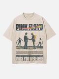 Pink Floyd Print Round Neck T-shirt
