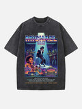 Michael Jackson Print Round Neck T-shirt
