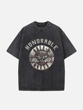 GUNS N' ROSES Print Round Neck T-shirt