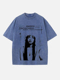 PinkPantheress Print Round Neck T-shirt