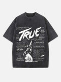 Avicii Print Round Neck T-shirt