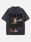 Selena Quintanilla Print Round Neck T-shirt