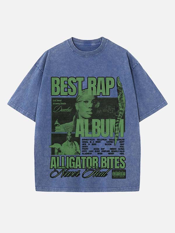 Doechii Print Round Neck T-shirt