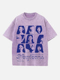 NewJeans Print Round Neck T-shirt