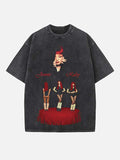 BLACKPINK Jennie Print Round Neck T-shirt