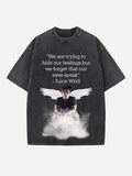 Juice WRLD Print Round Neck T-shirt