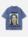 Prince Print Round Neck T-shirt