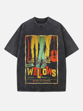 Wallows Print Round Neck T-shirt