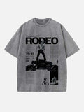 Travis Scott Print Round Neck T-shirt