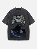 Drake Print Round Neck T-shirt