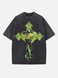 Charli xcx Print Round Neck T-shirt