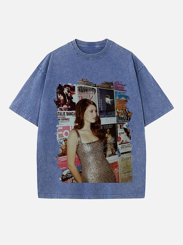 Sienna Spiro Print Round Neck T-shirt