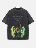 Kesha Print Round Neck T-shirt
