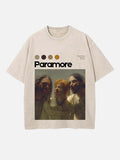 Paramore Print Round Neck T-shirt