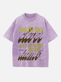 Lola Young Print Round Neck T-shirt