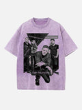 Imagine Dragons Print Round Neck T-shirt