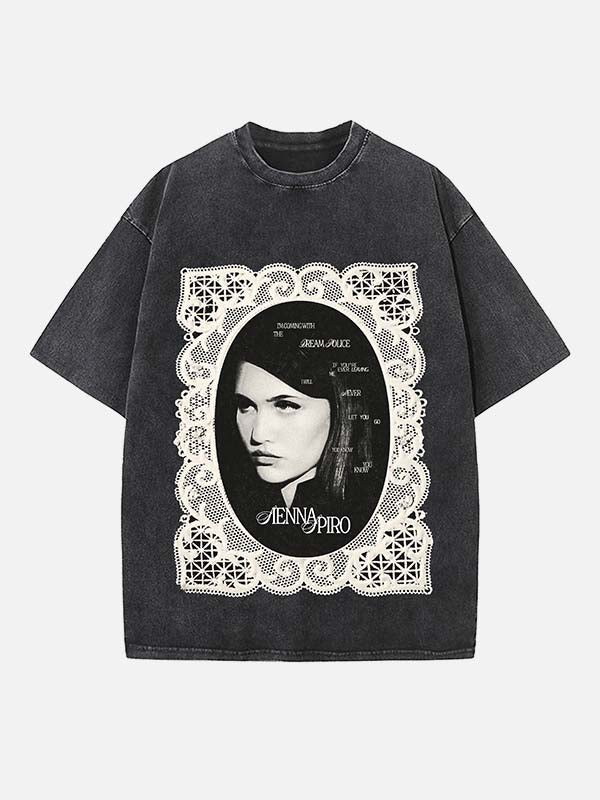 Sienna Spiro Print Round Neck T-shirt