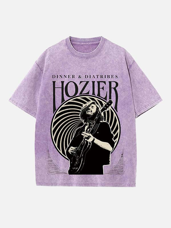 Hozier Print Round Neck T-shirt