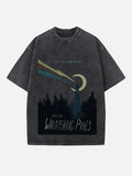 Lord Huron Print Round Neck T-shirt