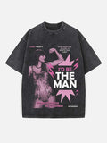 Taylor Swift Print Round Neck T-shirt