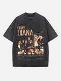 Michael Jackson Print Round Neck T-shirt