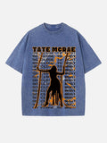 Tate McRae Print Round Neck T-shirt