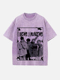 BIGBANG Print Round Neck T-shirt